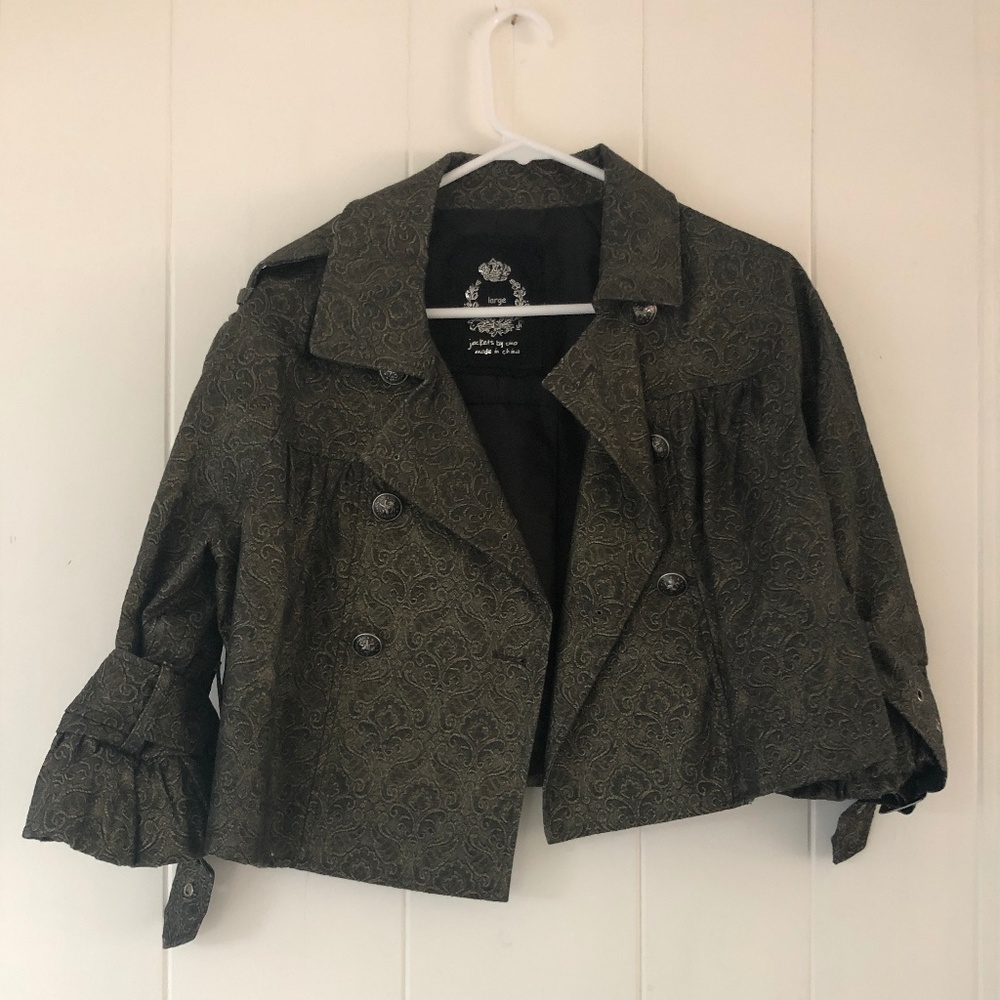 Bell Sleeve Military Jacket
